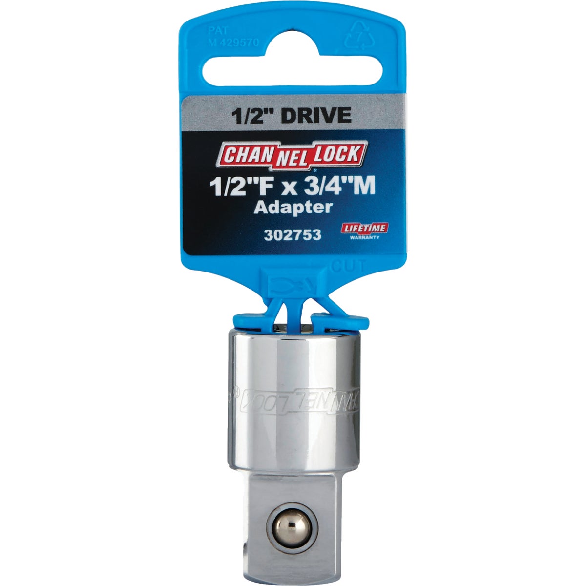 Channellock 1/2 In. F x 3/4 In. M Socket Adapter Image 2