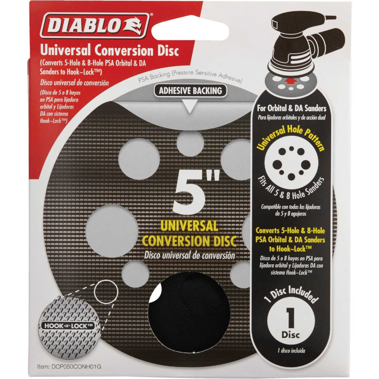Diablo 5 In. Conversion Sanding Disc Backing Pad Image 1