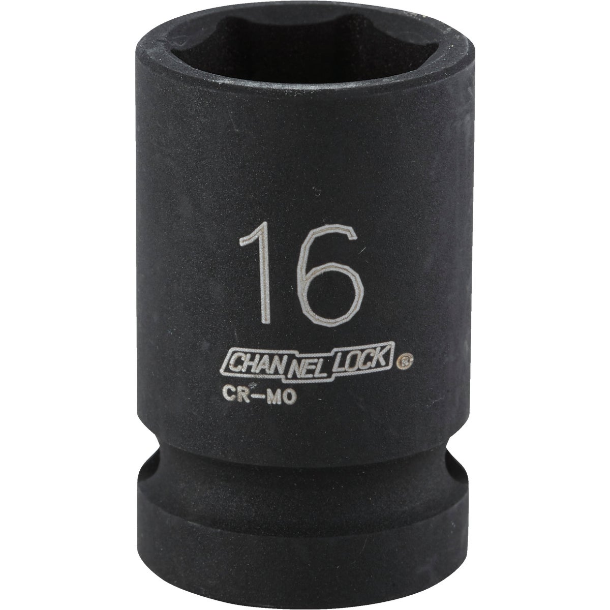 Channellock 1/2 In. Drive 16 mm 6-Point Shallow Metric Impact Socket Image 1
