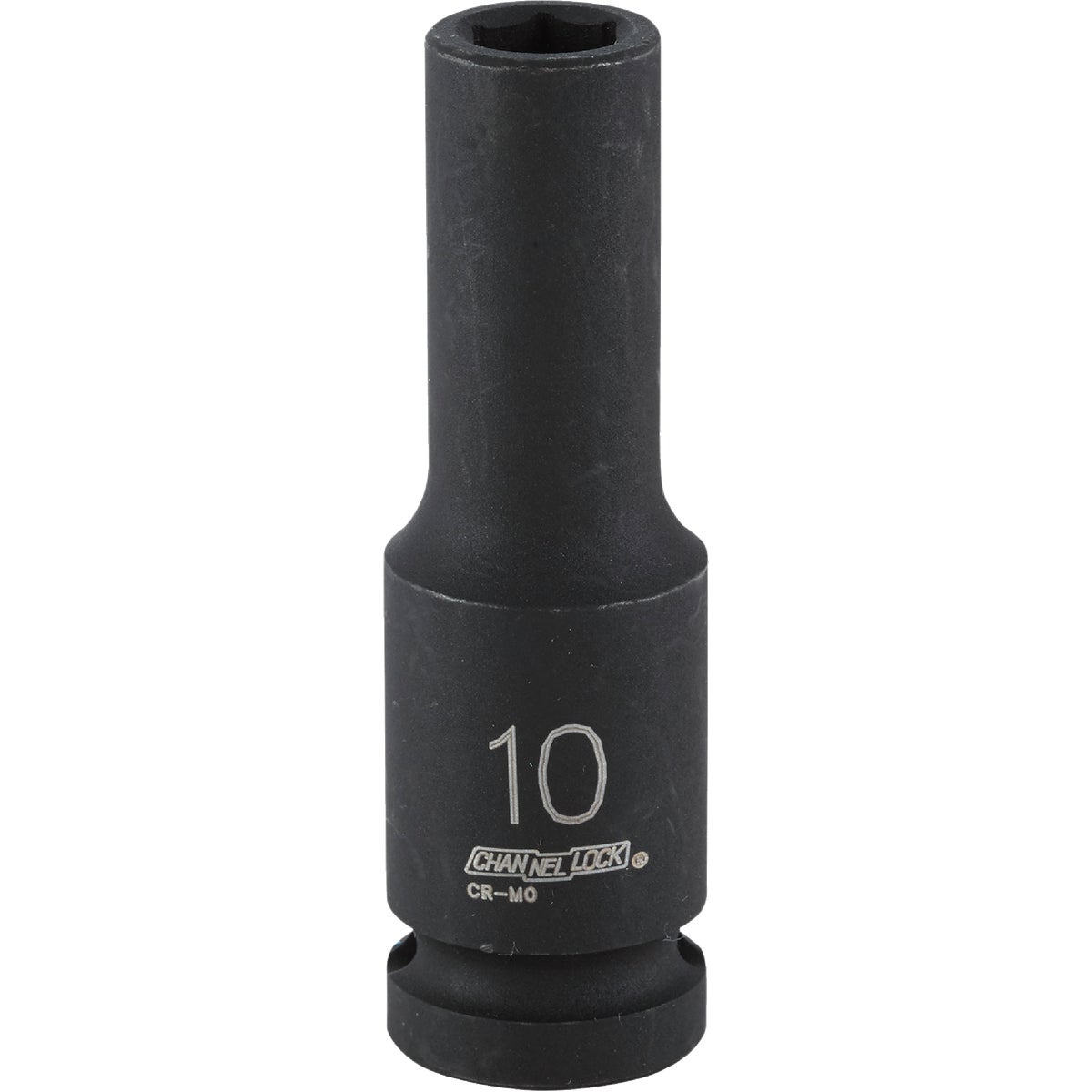 Channellock 1/2 In. Drive 10 mm 6-Point Deep Metric Impact Socket Image 1