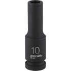 Channellock 1/2 In. Drive 10 mm 6-Point Deep Metric Impact Socket Image 1