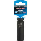 Channellock 1/2 In. Drive 15 mm 6-Point Deep Metric Impact Socket Image 2