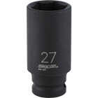 Channellock 1/2 In. Drive 27 mm 6-Point Deep Metric Impact Socket Image 1