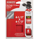 Diablo StickFast 150 Grit 4-1/2 In. x 4-1/2 In. 1/4 Palm Sander Power Sanding Sheet (4-Pack) Image 1