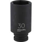 Channellock 1/2 In. Drive 30 mm 6-Point Deep Metric Impact Socket Image 1