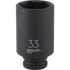 Channellock 1/2 In. Drive 33 mm 6-Point Deep Metric Impact Socket Image 1
