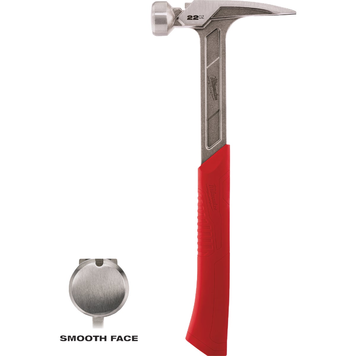 Milwaukee 22 Oz. Smooth-Face Framing Hammer with Steel I-Beam Handle Image 1