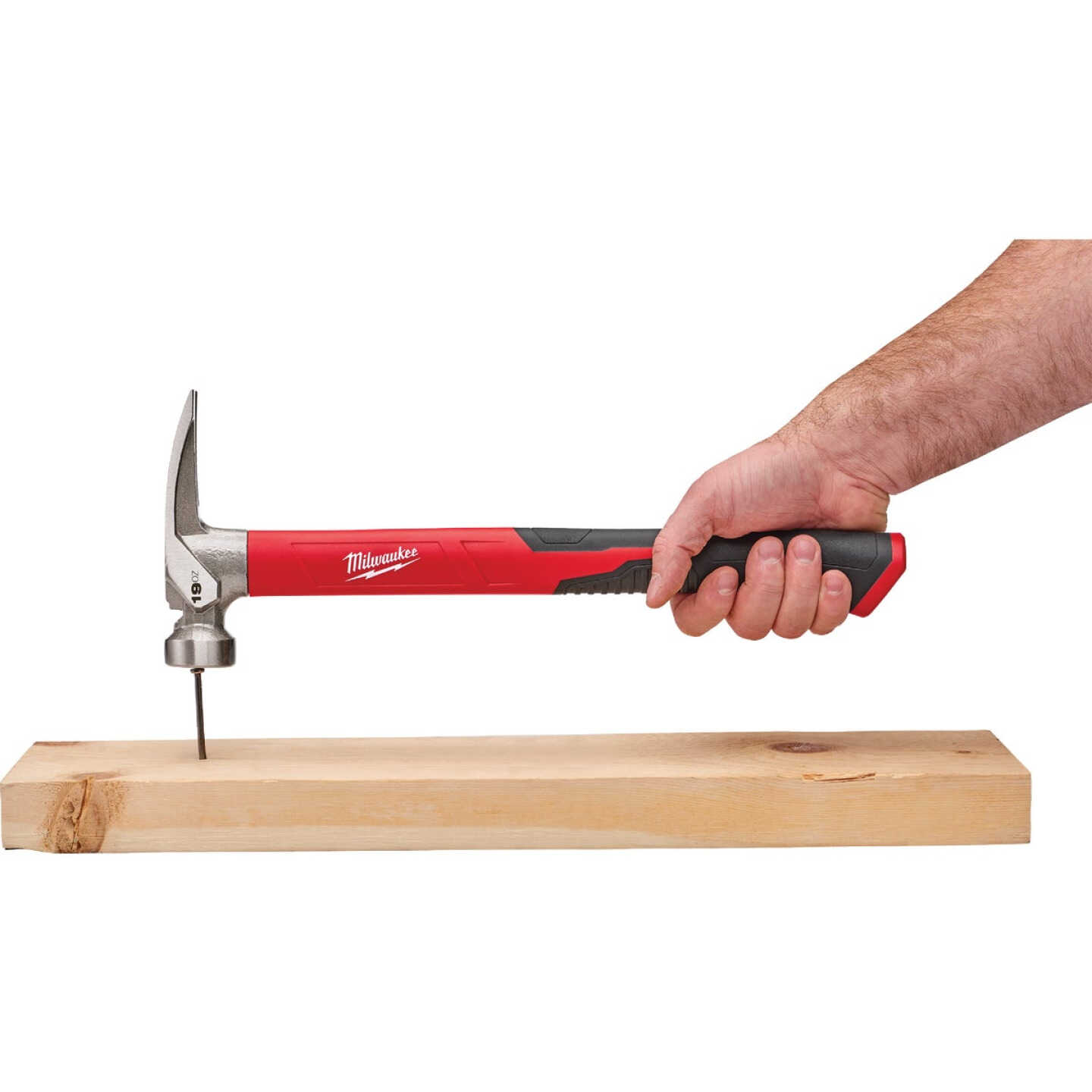 Milwaukee 19 Oz. Smooth-Face Framing Hammer with Poly/Fiberglass Handle Image 2