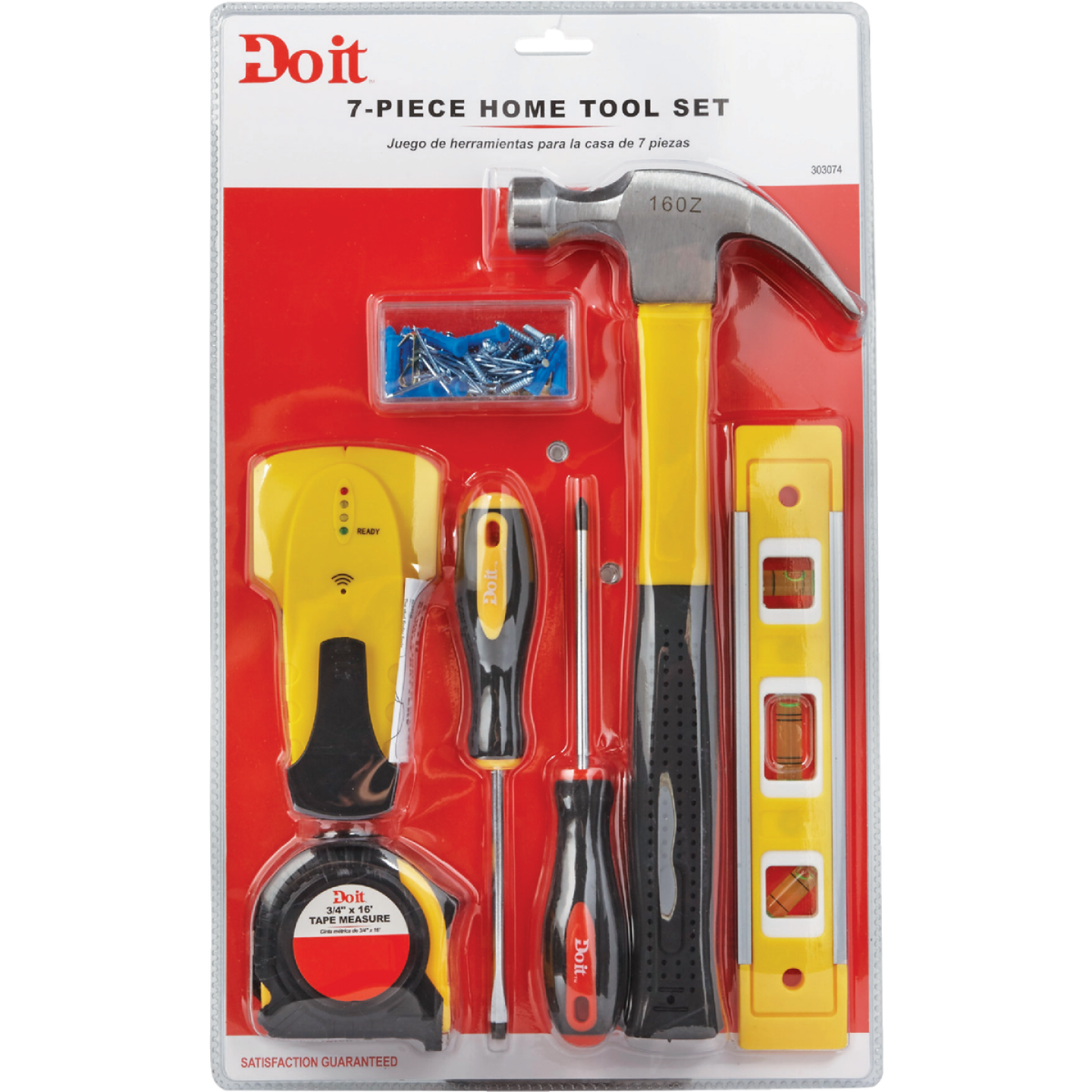 Do it Home Tool Set with Hanging Hardware (7-Piece) Image 2