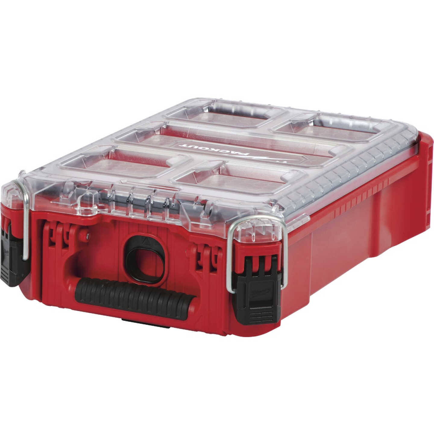 Milwaukee PACKOUT 9.75 In. W x 4.50 In. H x 15.25 In. L Compact Small Parts Organizer with 5 Bins Image 1