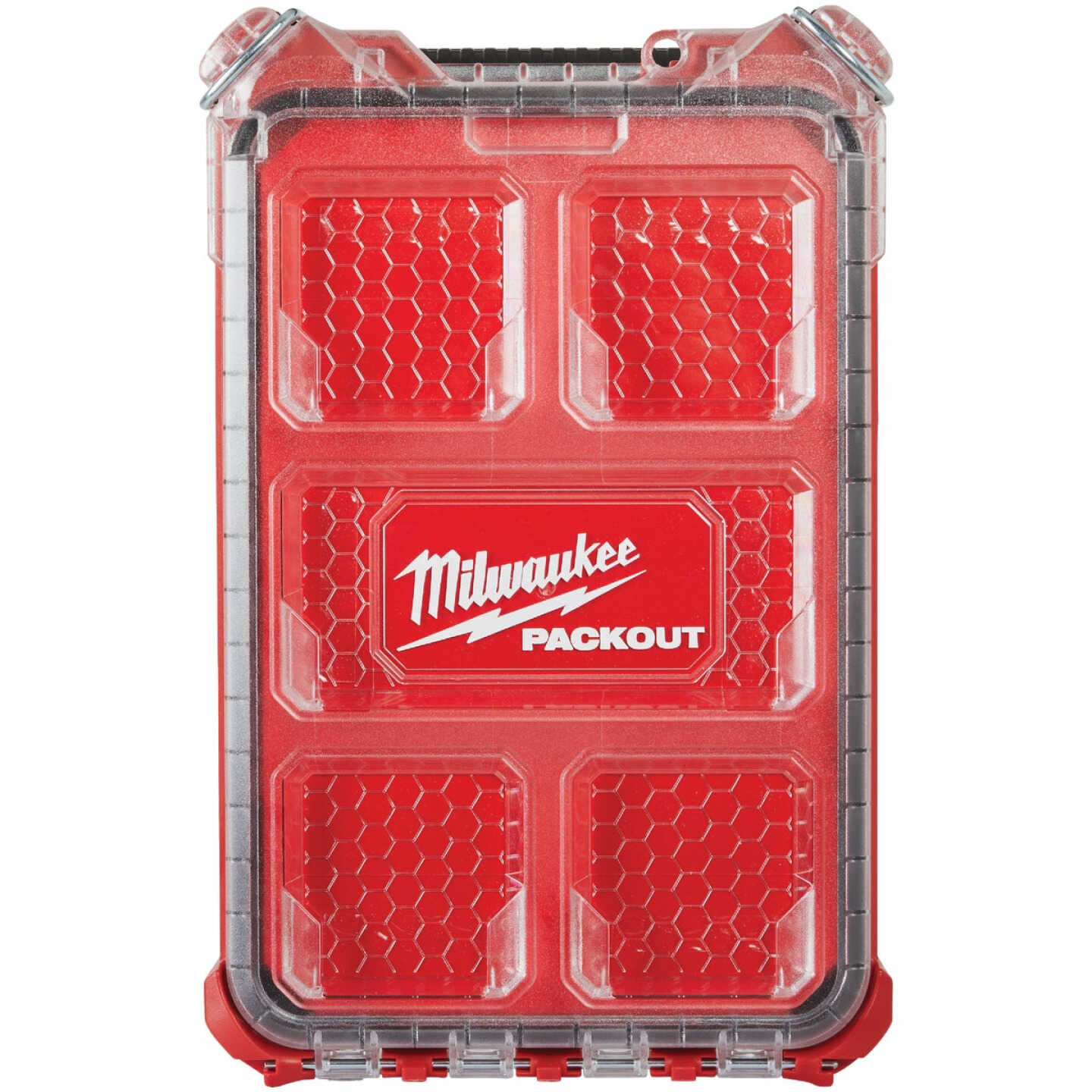 Milwaukee PACKOUT 9.75 In. W x 4.50 In. H x 15.25 In. L Compact Small Parts Organizer with 5 Bins Image 2