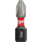Milwaukee SHOCKWAVE #2 Phillips 1 In. Insert Impact Screwdriver Bit Image 1