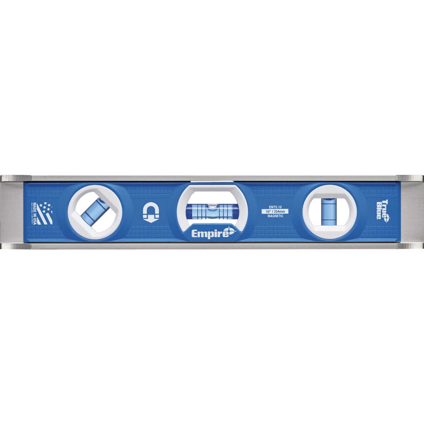 Empire True Blue 10 In. Aluminum Rare Earth Magnetic Dual-Pitch Torpedo Level Image 1