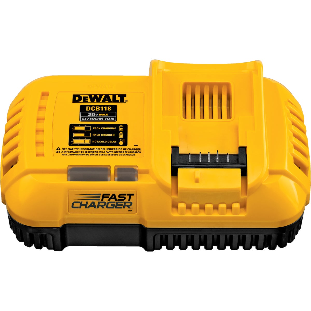 DEWALT 20V/60V MAX 8A Lithium-Ion Fan Cooled Fast Battery Charger