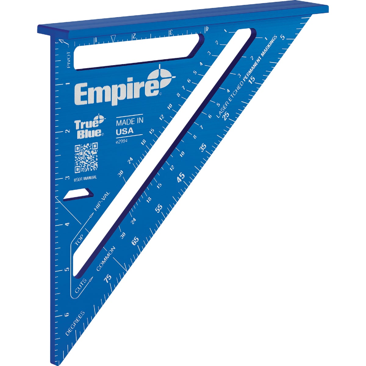 Empire True Blue 7 In. Aluminum Laser Etched Rafter Square Image 2