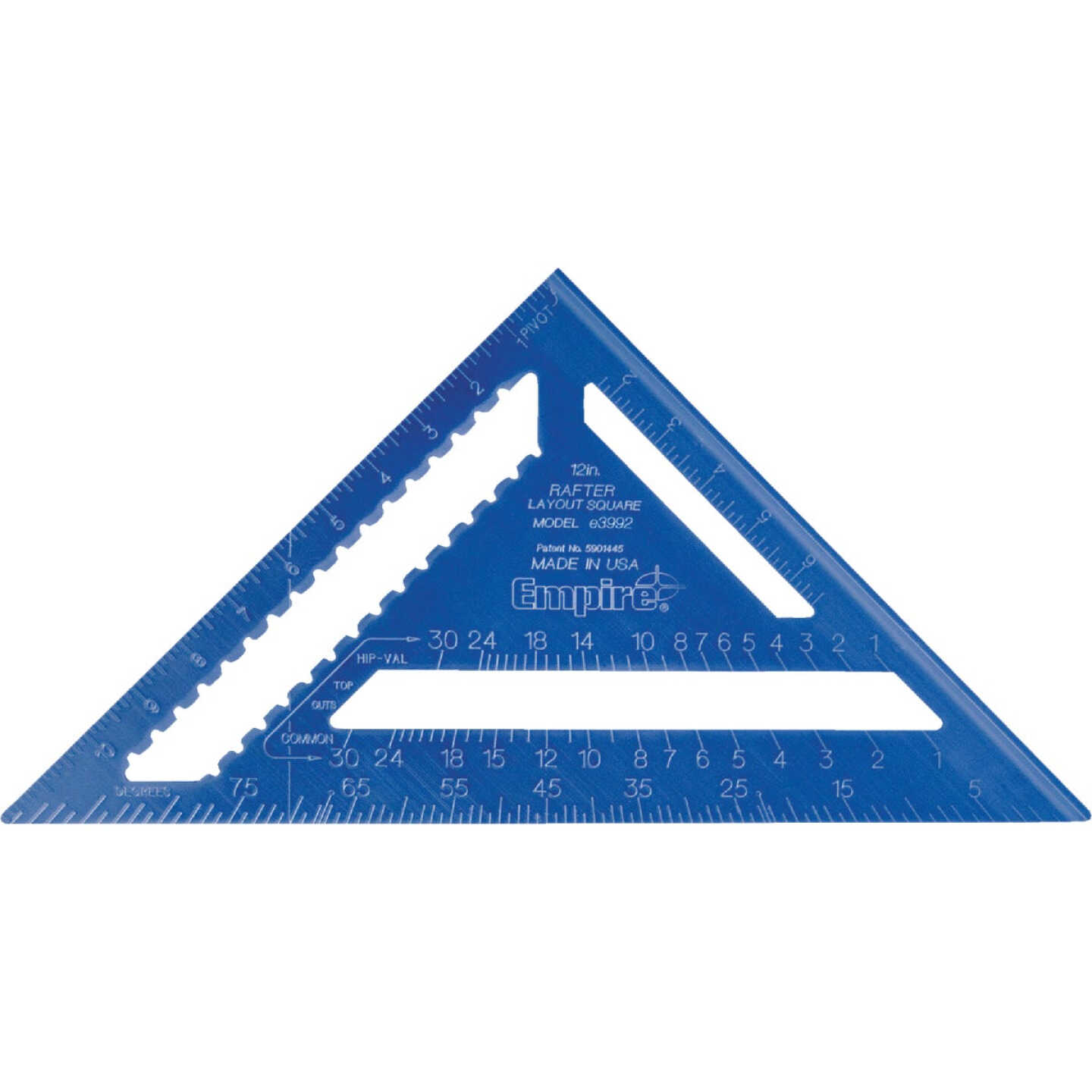 Empire True Blue 12 In. Aluminum High-Visibility Rafter Square Image 1