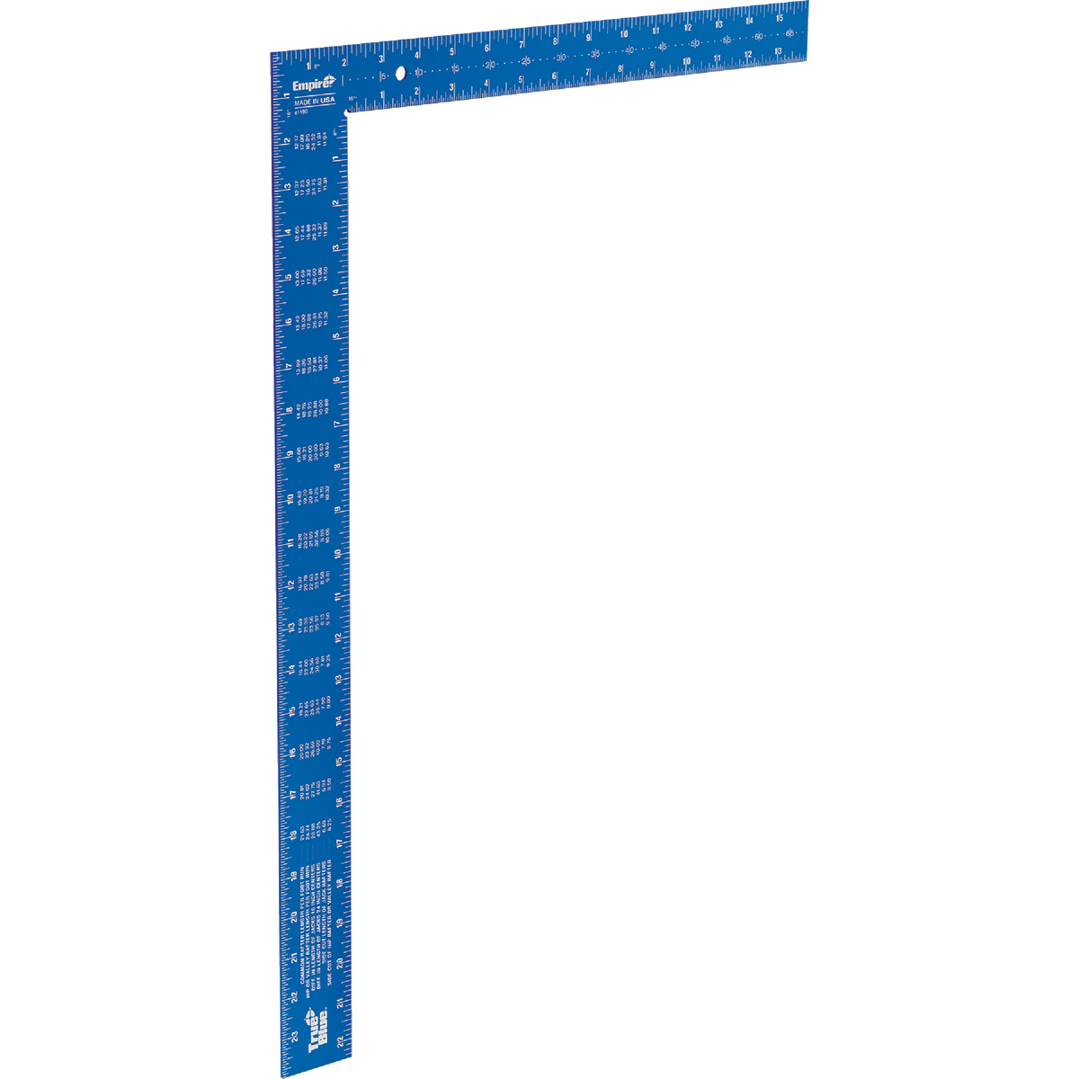 Empire True Blue 16 In. x 24 In. Aluminum High-Visibility Carpenter's Square Image 3