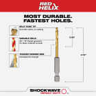 Milwaukee SHOCKWAVE Impact Duty 9/64 In. Titanium Hex Shank Drill Bit Image 2