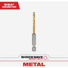 Milwaukee SHOCKWAVE Impact Duty 9/64 In. Titanium Hex Shank Drill Bit Image 1