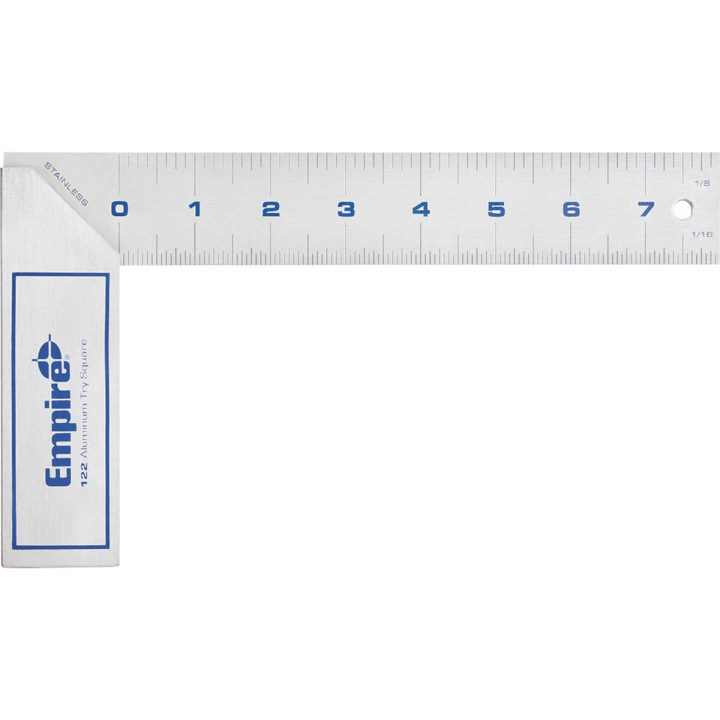 Empire True Blue 8 In. L English Heavy-Duty Try Square Image 1
