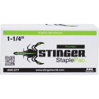 Stinger StaplePac 18-Gauge 3/8 In. x 1-1/4 In. Caps & Staples (2000 Ct.) Image 1