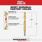 Milwaukee SHOCKWAVE Impact Duty 11/32 In. Titanium Hex Shank Drill Bit Image 2