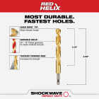 Milwaukee SHOCKWAVE Impact Duty 27/64 In. Titanium Hex Shank Drill Bit Image 2