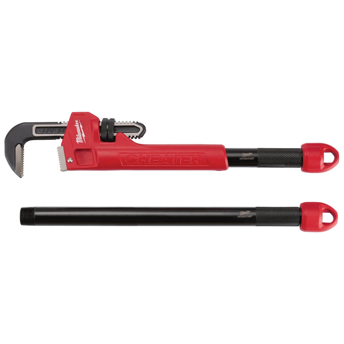 Milwaukee Cheater 10 In. to 24 In. Steel Adaptable Pipe Wrench Image 3