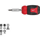 Milwaukee 8-in-1 Compact Multi-Bit Screwdriver Image 1