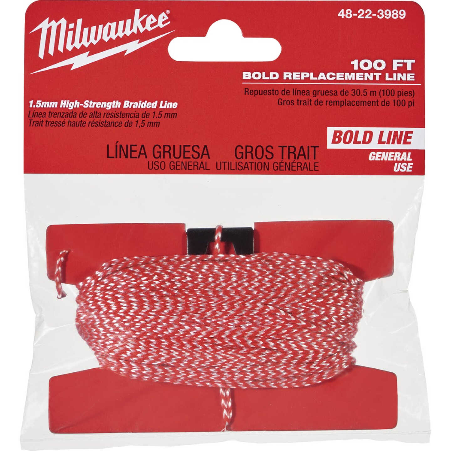 Milwaukee 100 Ft. Braided Nylon Bold Chalk Line Image 1