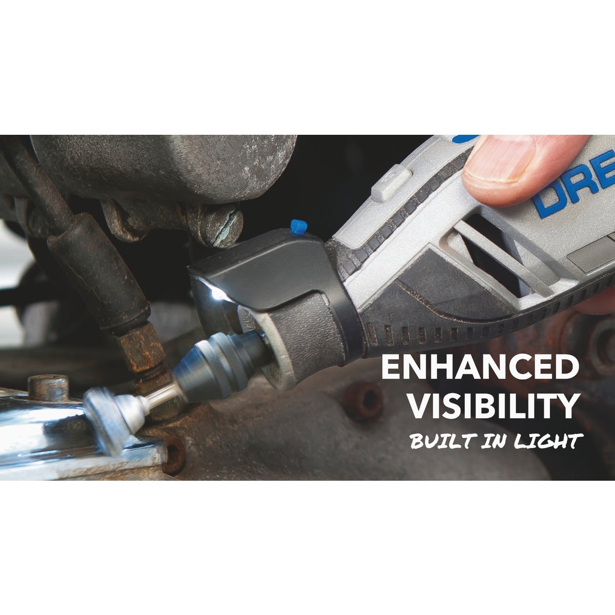 Dremel 4300 Series 1.8-Amp Variable Speed Electric Rotary Tool Kit with (40) Accessories & (5) Attachments Image 2