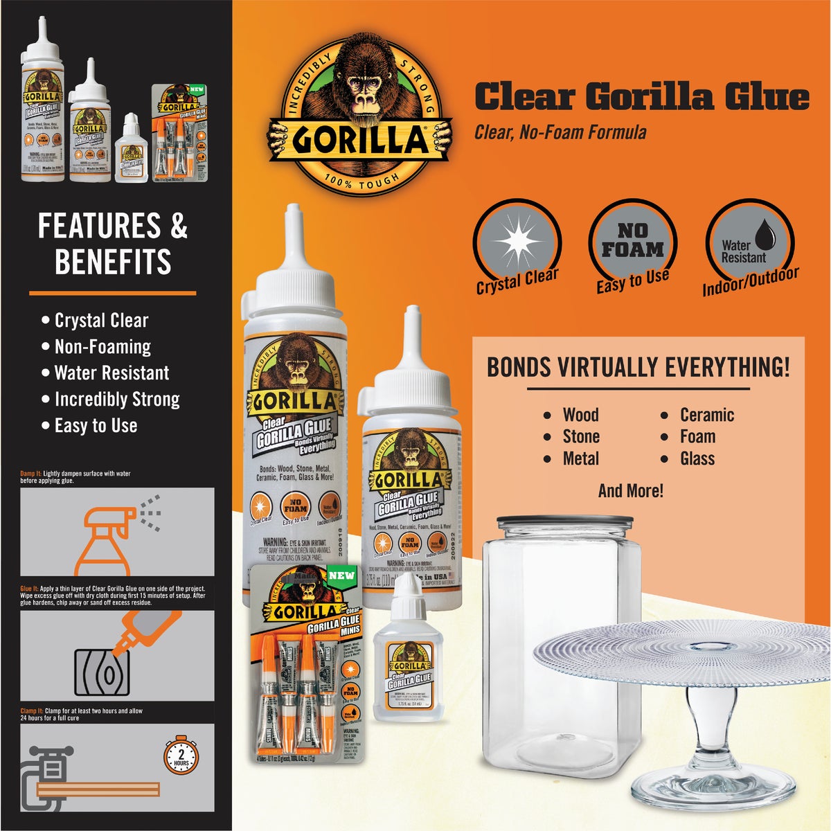 Gorilla 1.75 Oz. Clear All-Purpose Glue Image 4