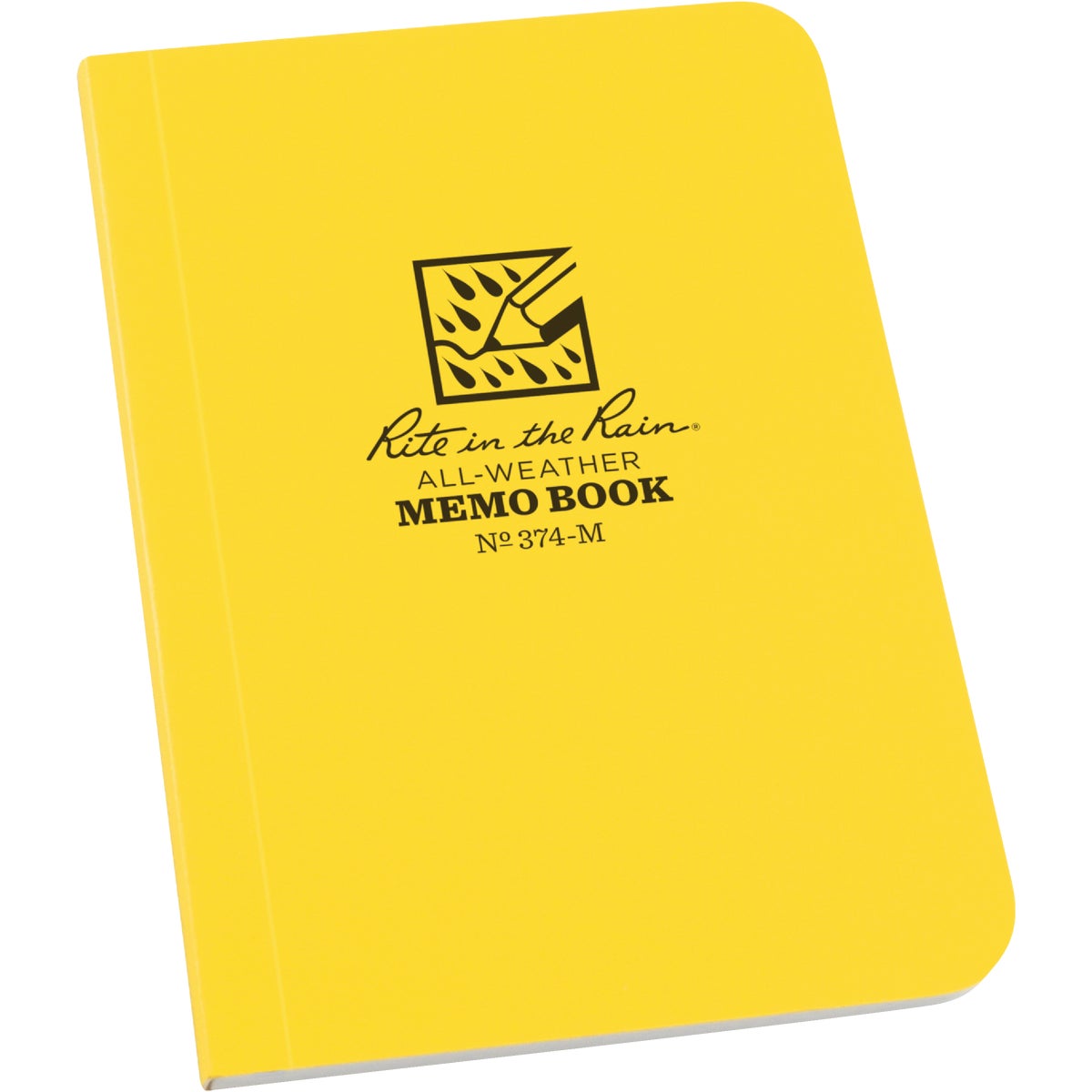 Rite in the Rain 3-1/2 In. x 5 In. 56-Sheet Soft Cover Yellow Memo Book