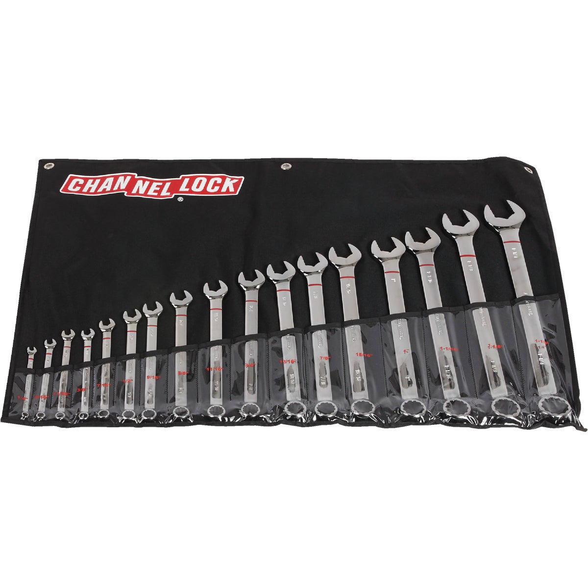 Channellock SAE 12-Point Combination Wrench Set (17-Piece)