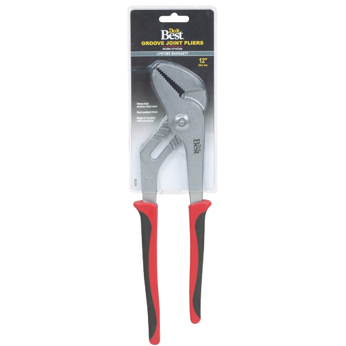 Do it Best 12 In. Straight Jaw Groove Joint Pliers Image 2