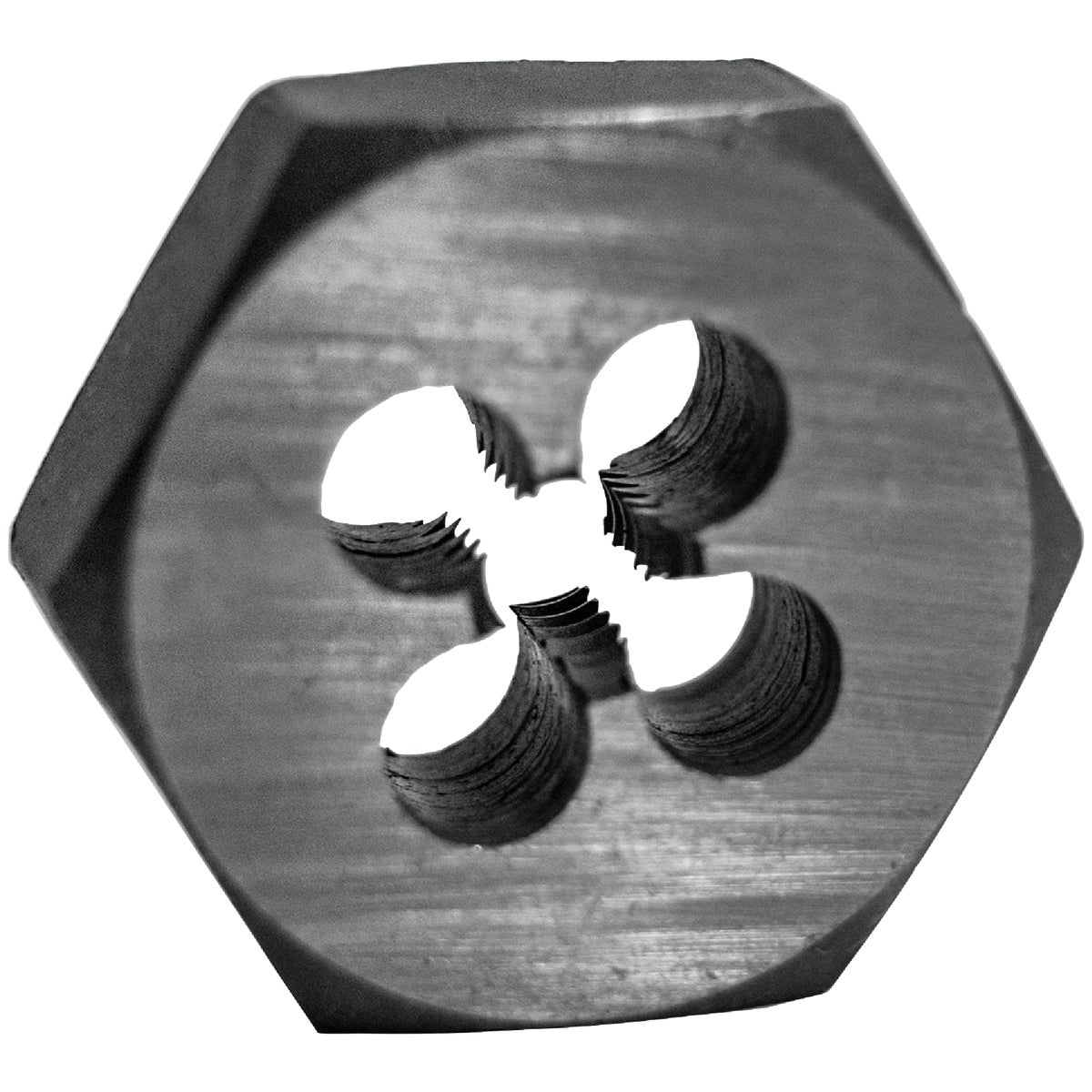 Century Drill & Tool 3/8-24 National Fine 1 In. Across Flats Fractional Hexagon Die Image 2
