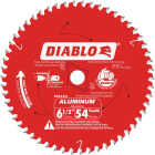 Diablo 6-1/2 In. 54-Tooth Aluminum Circular Saw Blade Image 1