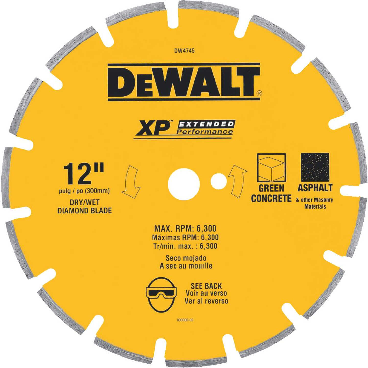 12" 1"ARB DIAMOND BLADE Image 1
