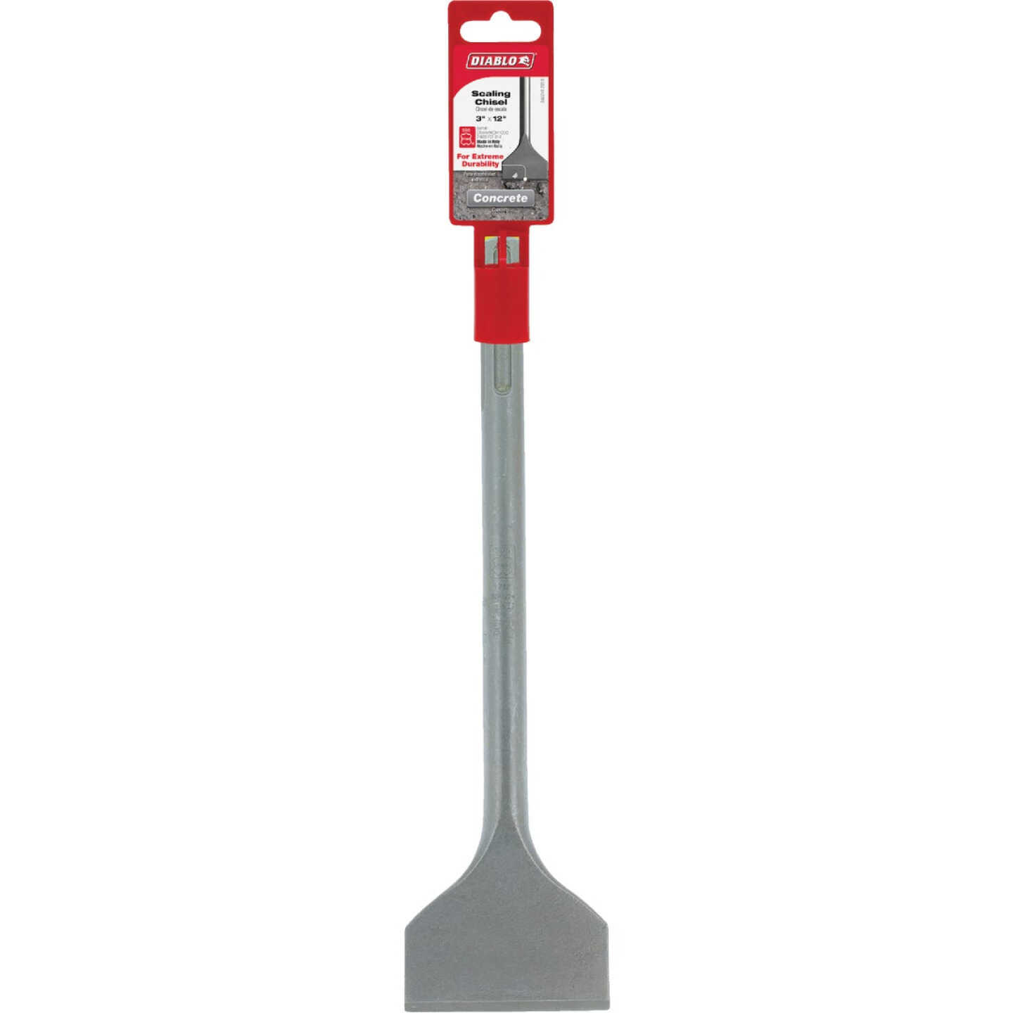 Diablo SDS-Max 3 In. x 12 in. Scaling Chisel Bit Image 1