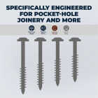 Kreg #8 x 1 In. Square Coarse Thread Maxi-Loc Head Zinc Pocket-Hole Screw (100 Ct.) Image 2
