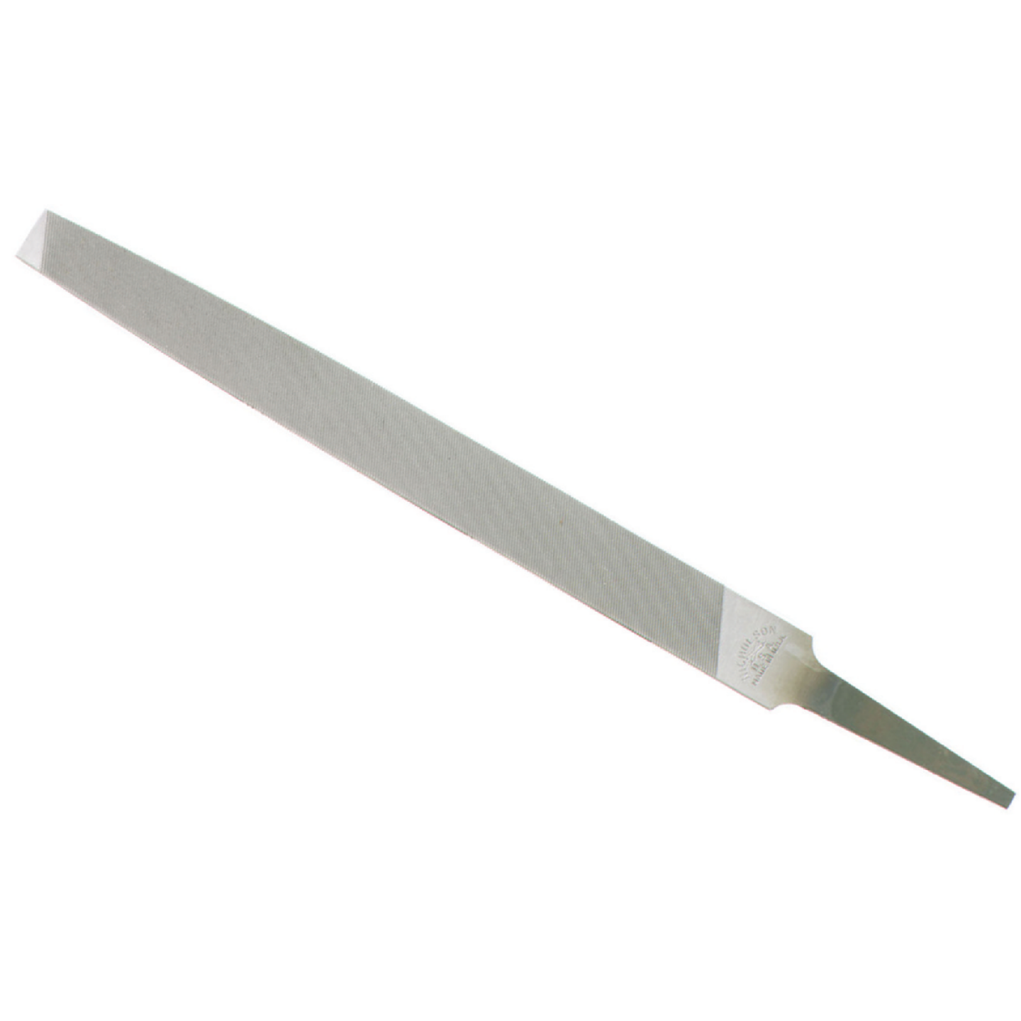 Nicholson 4 In. Mill Bastard File without Handle (Bulk) Image 1