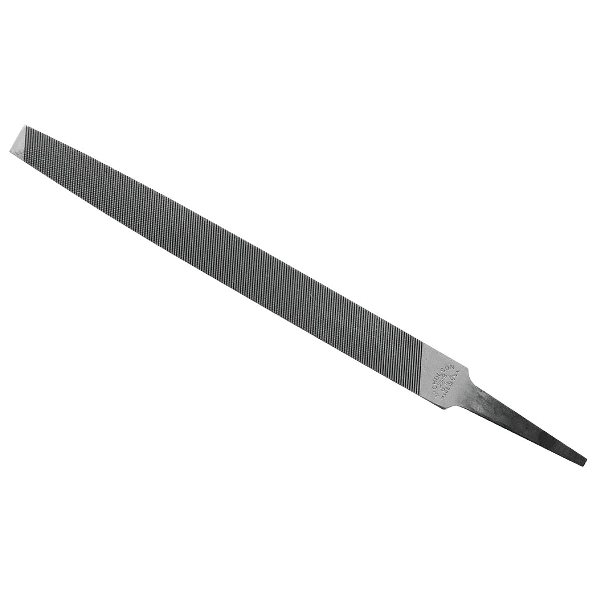 Nicholson 10 In. Flat Bastard File without Handle (Bulk) Image 1