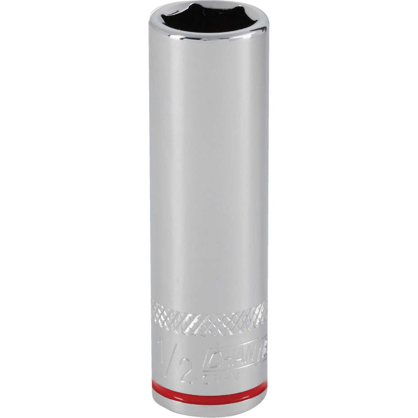 Channellock 3/8 In. Drive 1/2 In. 6-Point Deep Standard Socket Image 1