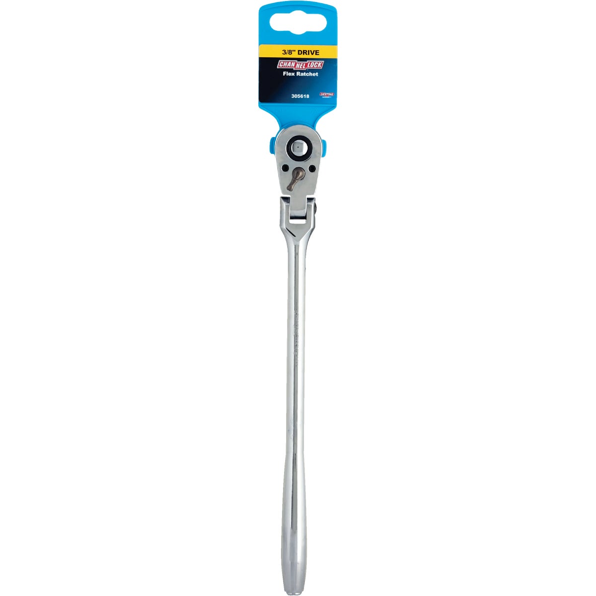 Channellock 3/8 In. Drive 72-Tooth Flex Head Ratchet Image 2