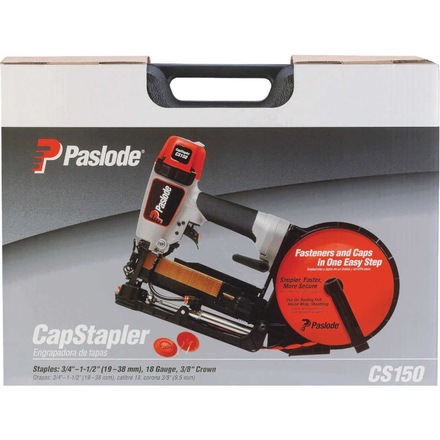 Paslode CS150 18-Gauge 3/8 In Crown Cap Stapler Image 2