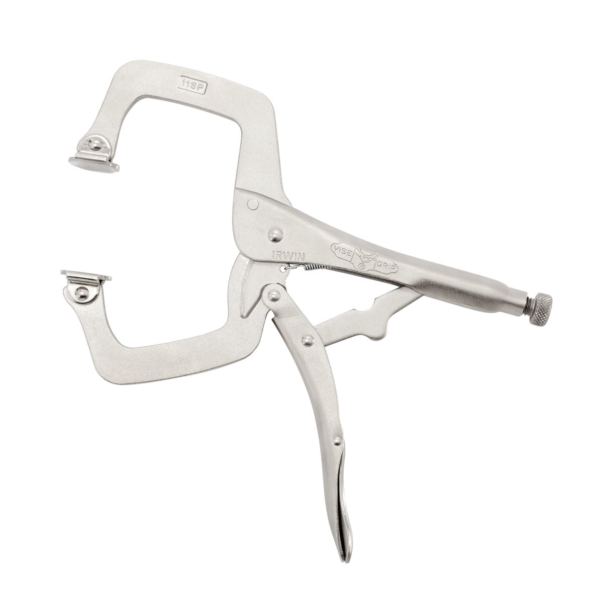 Irwin Vise-Grip 11 In. Locking C-Clamp with Swivel Jaws Image 3