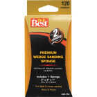 Do it Best Premium Wedge 3 In. x 5 In. x 1 In. 120 Grit Medium Sanding Sponge Image 1
