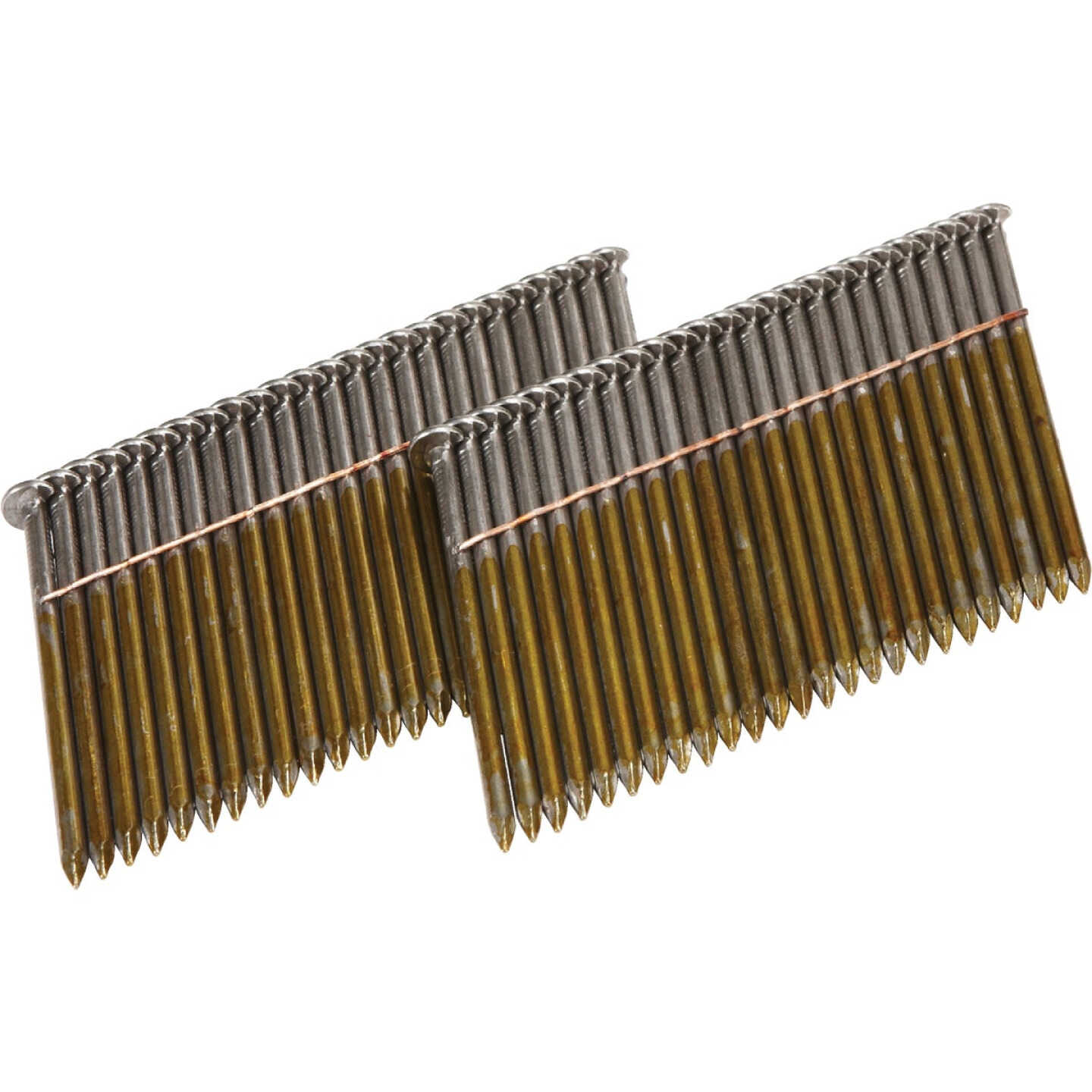 Grip-Rite 28 Degree Wire Weld Bright Smooth Shank Clipped Head Framing Stick Nail, 2-3/8 In. x .113 In. (2500 Ct.) Image 1