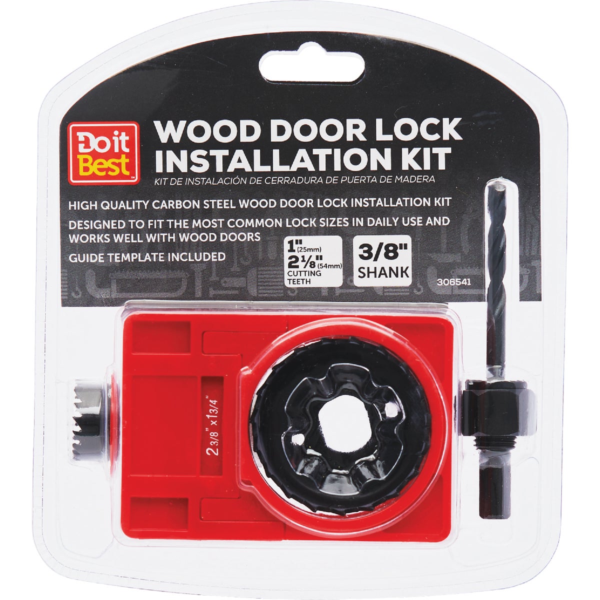 Do it Best Door Lock Installation Kit for Wood Doors