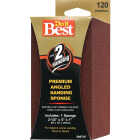 Do it Best Angled 2-1/2 In. x 5 In. x 1 In. 120 Grit Medium Sanding Sponge Image 1